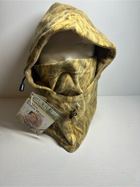 Avery Yellow Camouflage Hooded Face Mask
